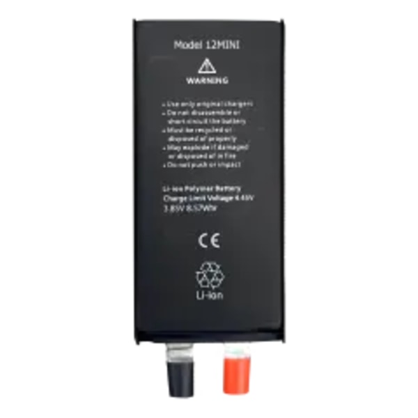 Ersättningsbatteri för iPhone 12 Mini (punktsvetsning krävs) (eftermarknad)