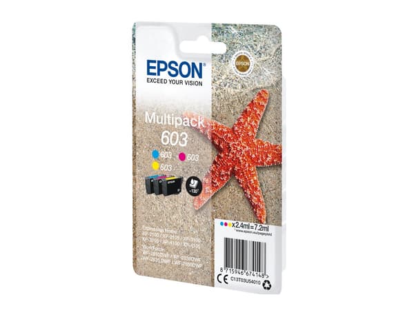 Epson 603 Multipack Gul Cyan Magenta bläck C13T03U54010
