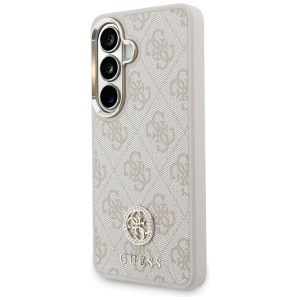 Guess fodral 4G Big Rhinestone Triangle Strap MagSafe för Samsung Galaxy S26 rosa rosa