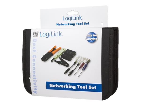 LogiLink Networking Tool Set Bag Verktyg/tester kit till nätverk
