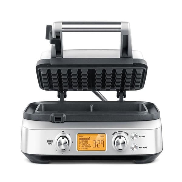 Sage SWM620BSS4EEU1 the Smart Waffle Pro Vaffeljern Börstet rustfrit stål