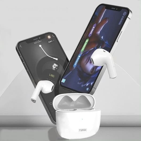 TWS BLUETOOTH HEADSET T-PHOX TWS-10 blå