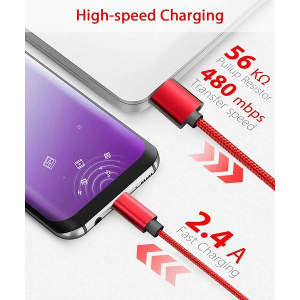 2 st hög kvalitet 1 m usb-c svart "Black"
"Svart"