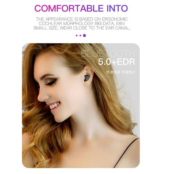 trådlösa XI8S TWS i hörlurar Bluetooth 5.0