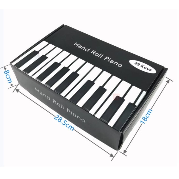 49 tangenter Roll Up Piano