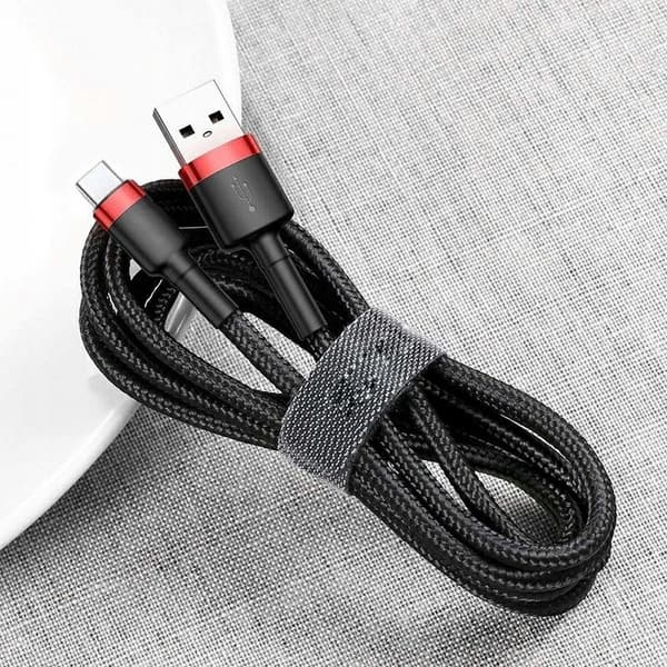 2-pack 1 m USB-A till Lightning snabbladdningskablar