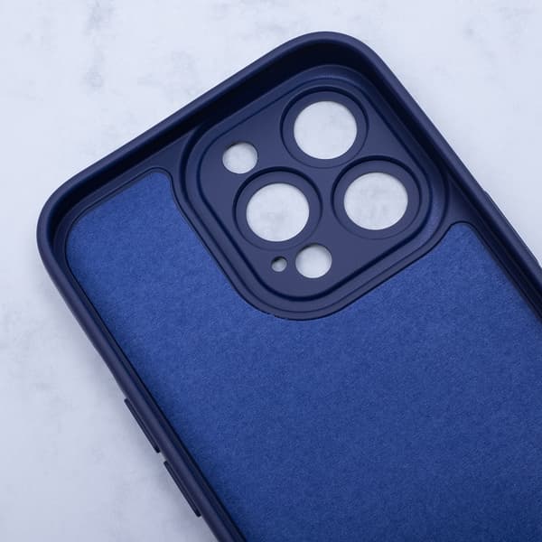 Silicon Mag skal för iPhone 15 Plus mörkblå