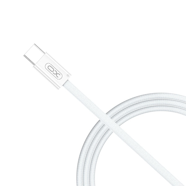 2 st XO-kabel NB-Q260B PD USB-C - USB-C 1,5m vit 60W