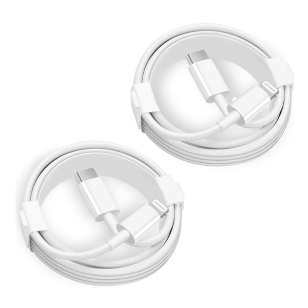 2 st 1m iPhonekabel usbc-ligthing