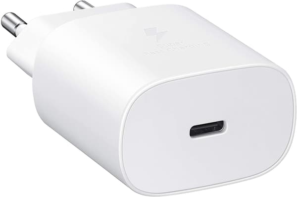 Samsung snabbladdare 25 w, med kabel vit