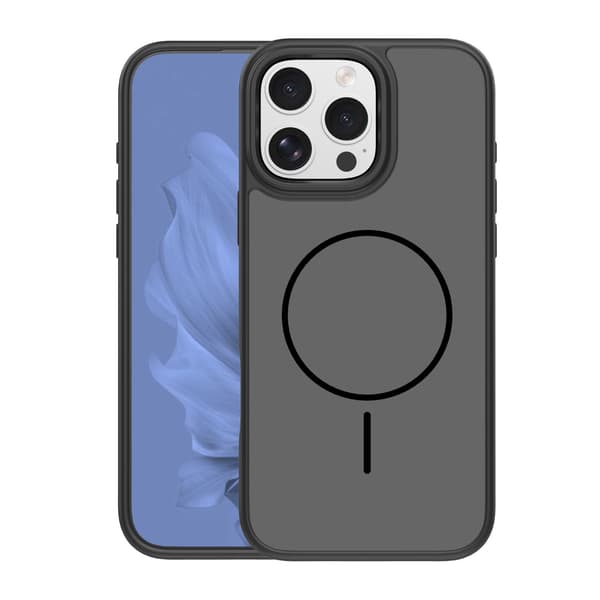 Frame Thin Mag-fodral till iPhone 16 Pro Max 6,9\" svart