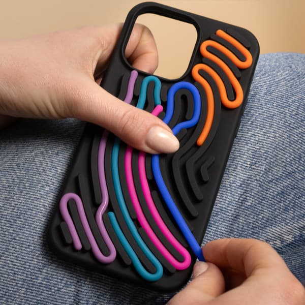DIY Snake-skal för iPhone 12 / 12 Pro 6,1\" svart