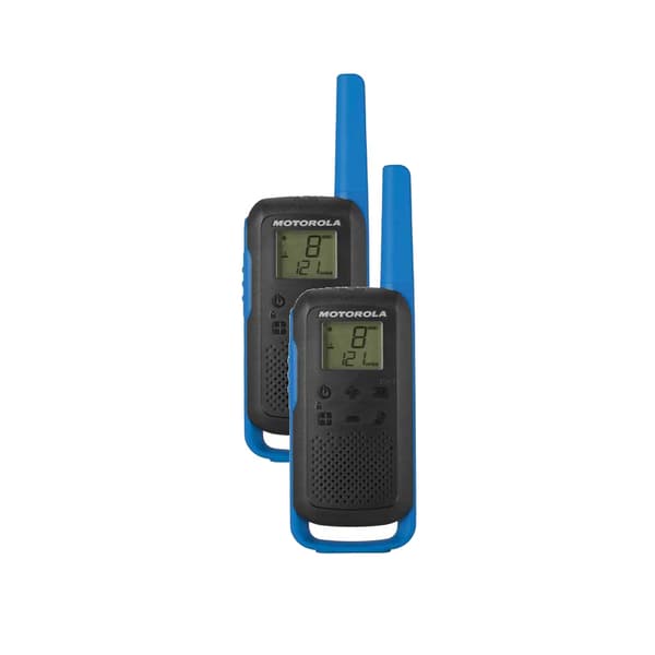 Motorola Talkabout T62 tvåpack + laddare blå blå