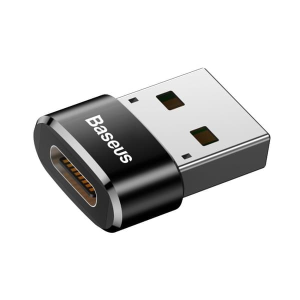 Baseus OTG-adapter mini USB-C - USB-omvandlare svart svart