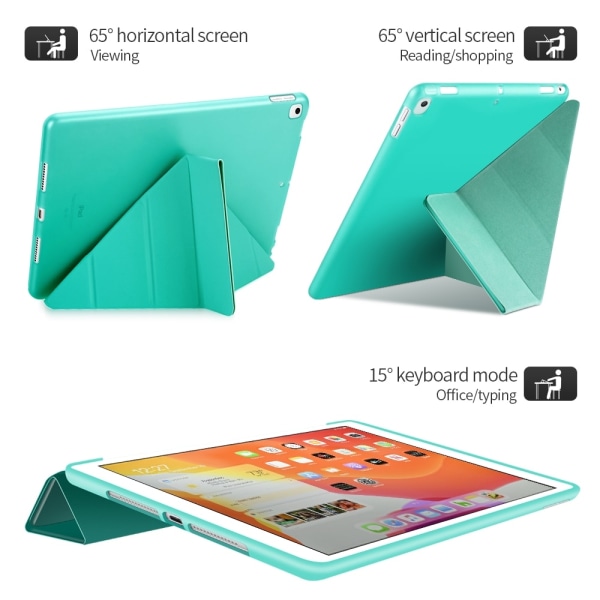 silm ipad fodral för ipad 9.7"|ljusgrön