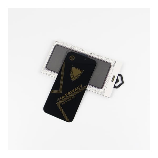 Härdat glas OG Premium Privacy för iPhone 16 Plus 6,7\"