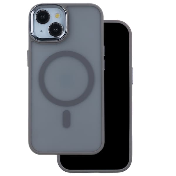 Frozen Mag skal för iPhone 13 grå
