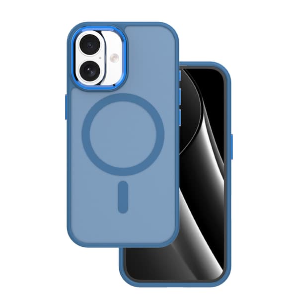Frozen Mag Case for iPhone 16 6.1\" Navy Blue