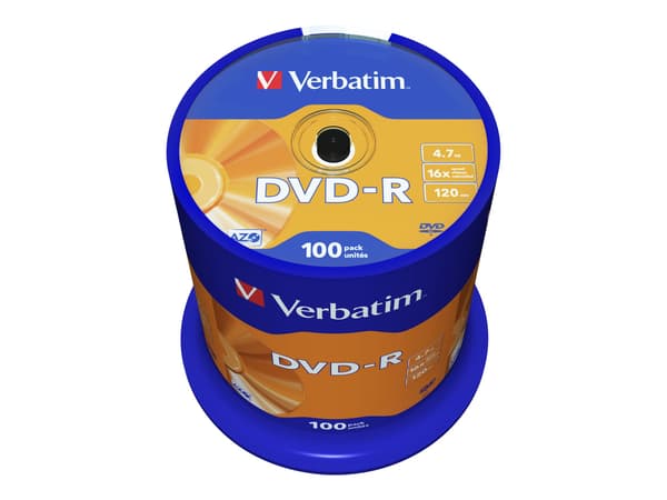 Verbatim 100x DVD-R 4.7GB