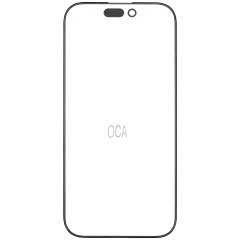 2-i-1 (glas + OCA förmonterat) för iPhone 16 Pro (10-pack)