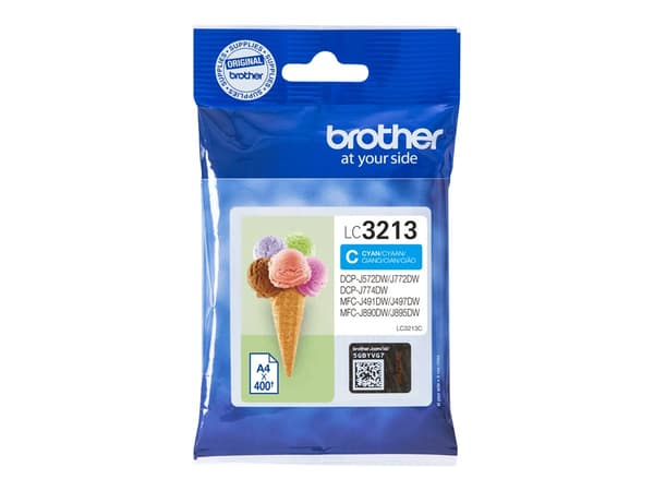 Brother LC 3213C Cyan 400 sidor bläck
