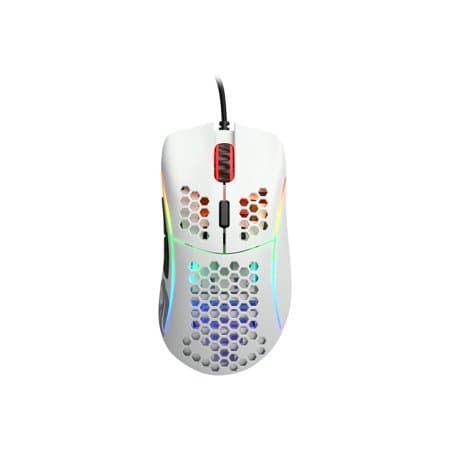 Glorious Model D Optisk Kablet vit