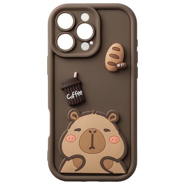 Ultra Trendy 3D-skal för iPhone 12 6,1\" kapybara