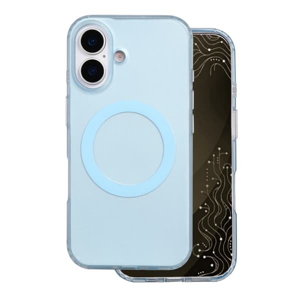 Tecto Shield Mistiq Mag skal för iPhone 16 blå blå
