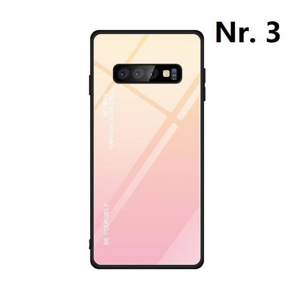 gradient härdat glas  för Samsung S10 plus