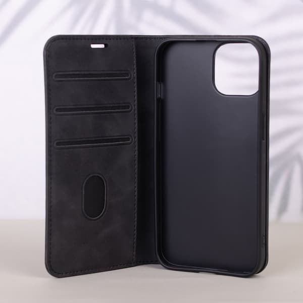 Suede för iPhone 16e Svart