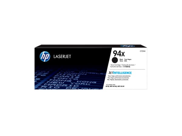 HP 94X svart 2800 sidor Toner CF294X svart