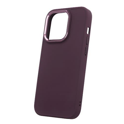Satinfodral för iPhone 14 Pro 6,1" vinröd