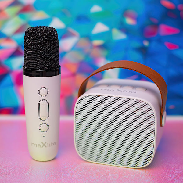 Maxlife Bluetooth karaoke-högtalare MXKS-100 vit