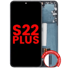 OLED-enhet med ram för Samsung Galaxy S22 Plus 5G (USA & internationell version) (Aftermarket Plus) (Grön)