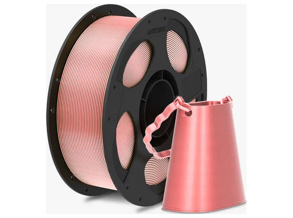 Anycubic PLA Silk PLA-filament 1.75mm Pink AHSCPK-103