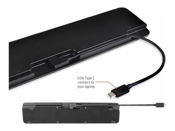 Club 3D CSV-1565 USB-C Dockingstation 100W svart svart