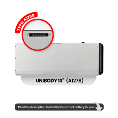 Battery (A1280) For MacBook 13" A1278 (2008)