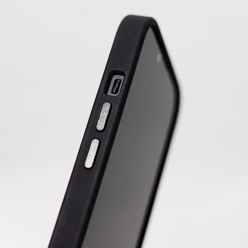 Satinfodral för iPhone 14 Pro 6,1" svart