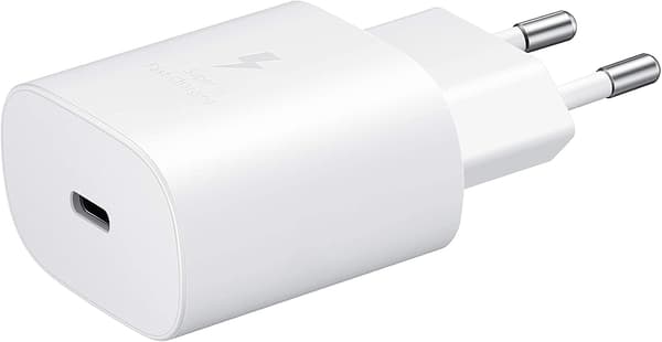 Samsung snabbladdare 25 w, med kabel vit