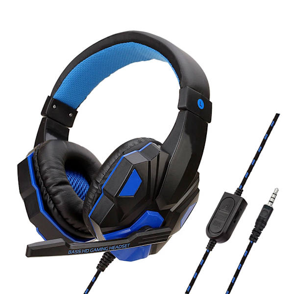 Spelheadset för dator/PS4 röd