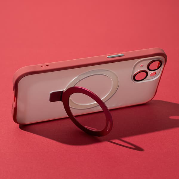 Mag Ring-fodral för iPhone 13 6,1\" röd