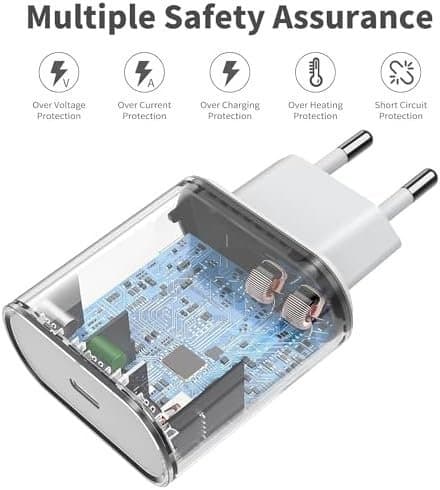 iPhone 15/16 laddare med 2 m kabel