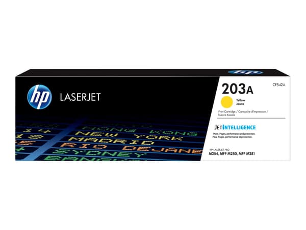 HP 203A Gul 1300 sidor Toner CF542A gul