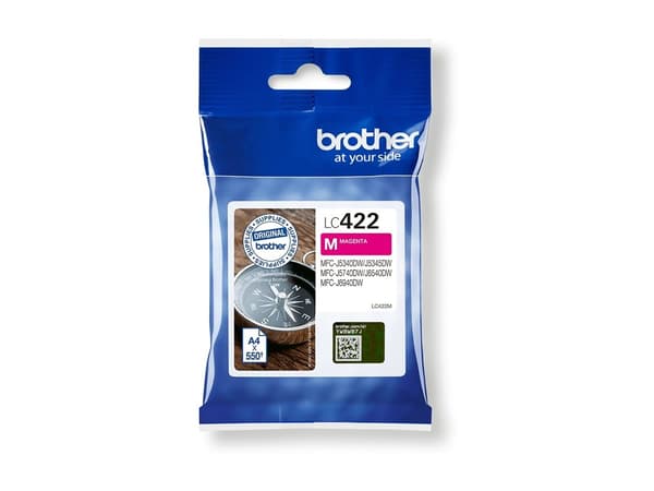 Brother LC 422Y Gul 550 sidor bläck