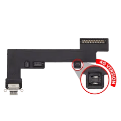 Laddningsport Flexkabel för iPad Air 4 / iPad Air 5 (Cellular) (Aftermarket Plus) (Grön) grön