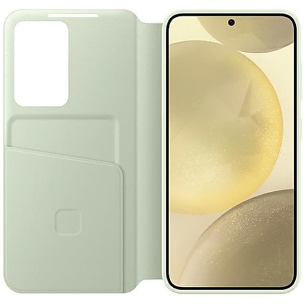 Samsung Smart View Wallet Case för Samsung Galaxy S24 Plus ljusgrön
