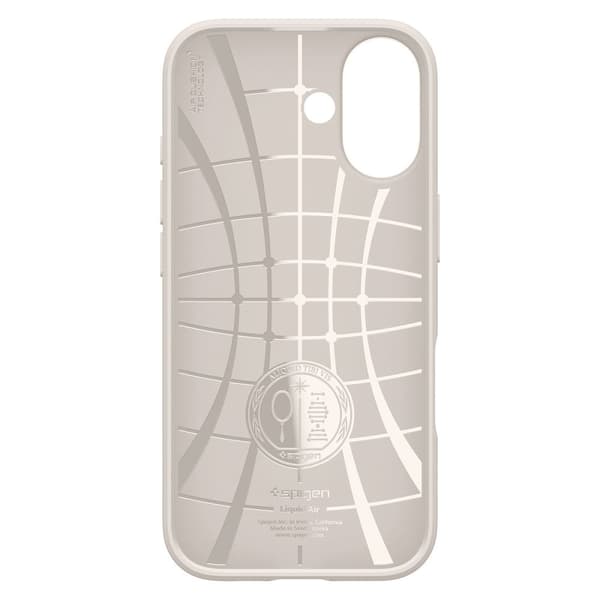 Spigen Liquid Air-skal till iPhone 17 Natural Titanium