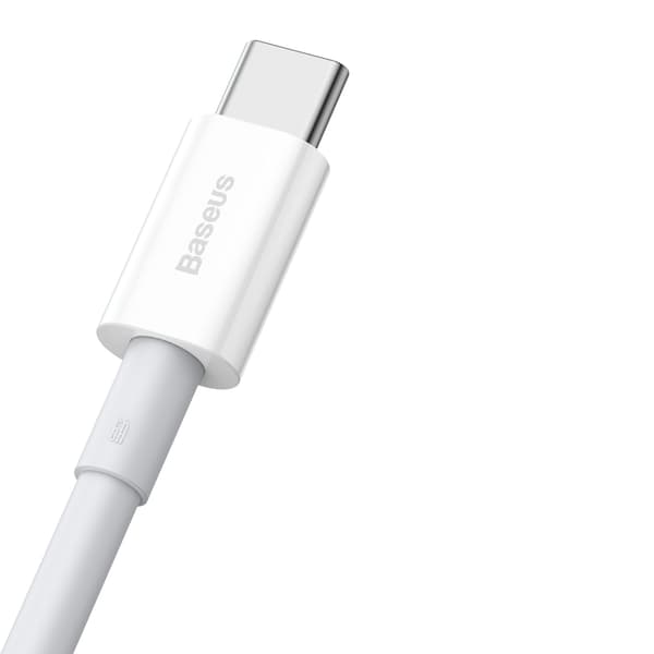Baseus kabel Superior USB - USB-C 1,0 m vit 66W vit