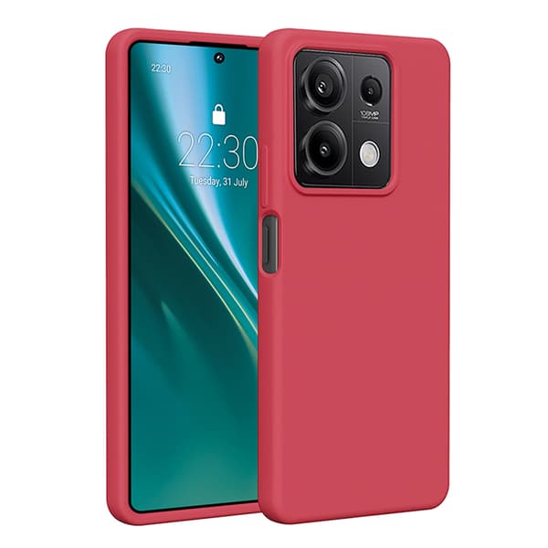 Etteri Silikonskal för Xiaomi Redmi Note 13 5G hallon
