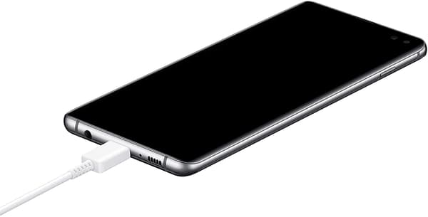Samsung snabbladdare 25 w, med kabel vit